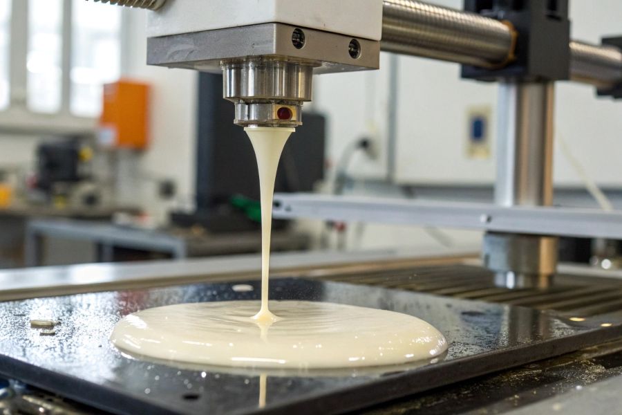 Thermoplastic material for plastic injection molding components