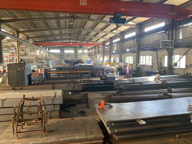 Metal stock stored in the NBFEIYU raw material warehouse