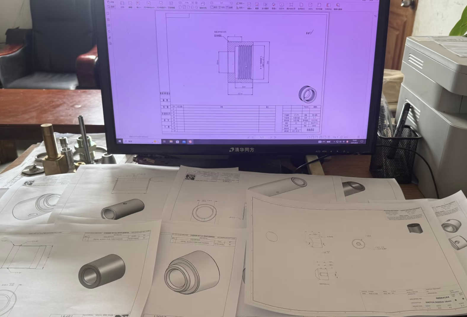 Custom metal parts inspection and sample verification for NBFEIYU OEM projects