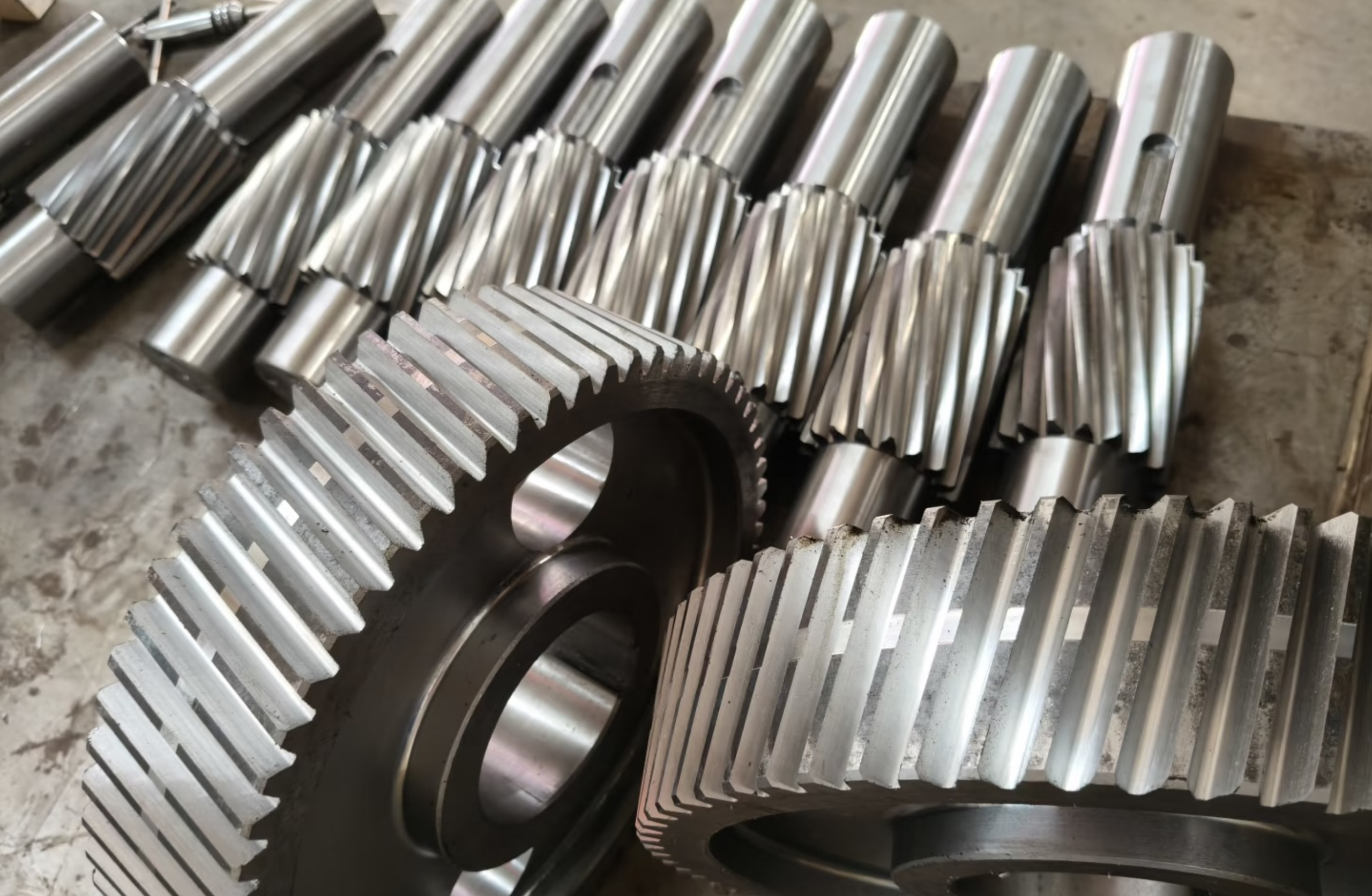 High precision broached spline shaft