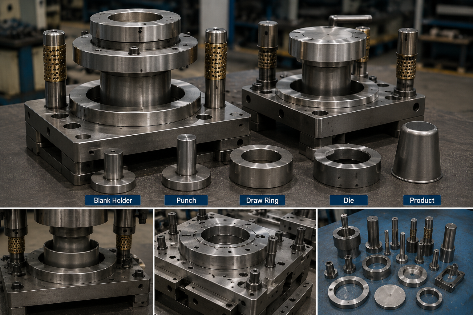 Deep drawing tooling feasibility review for OEM drawn parts