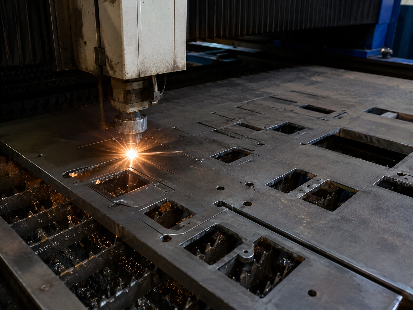 Aluminum laser cutting material and sheet metal component