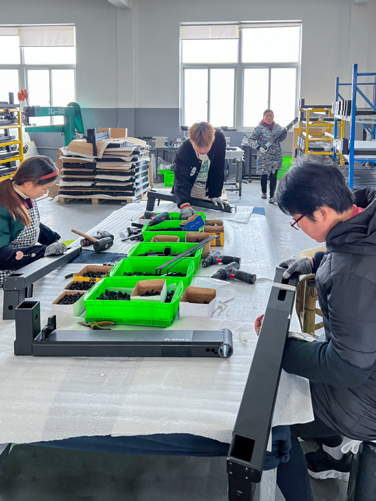 Assembly workshop for finished OEM products and component coordination