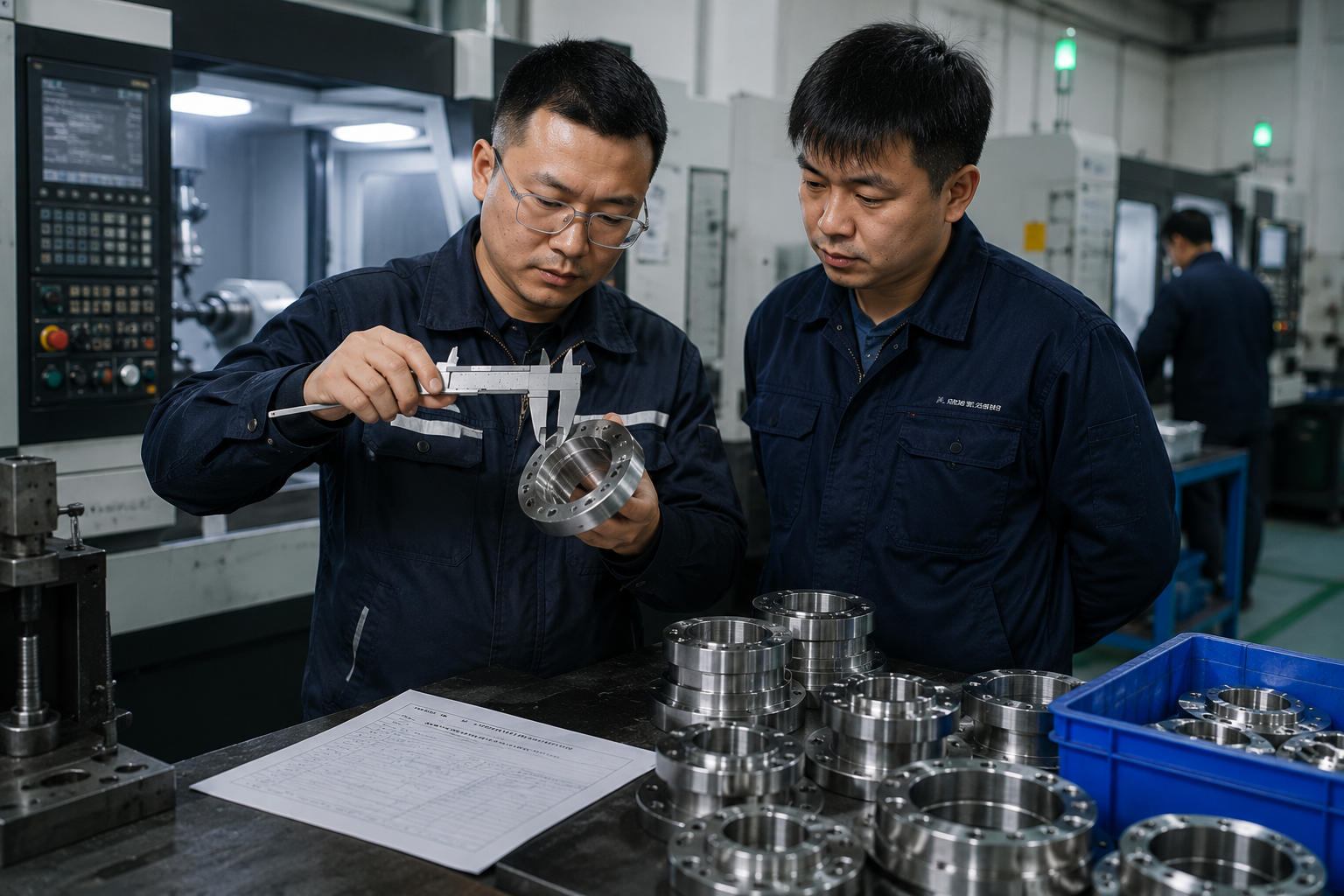 In-process inspection for CNC machined parts
