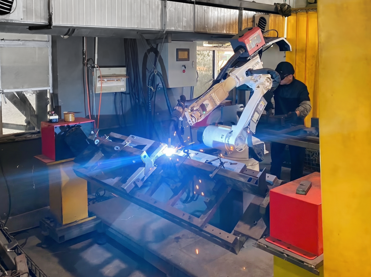 MIG welding services for custom steel parts