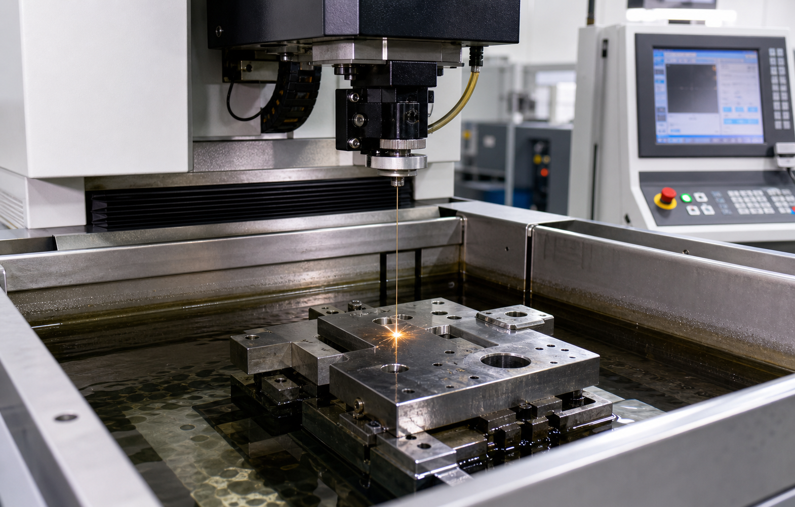 Wire EDM cutting service for precision metal parts