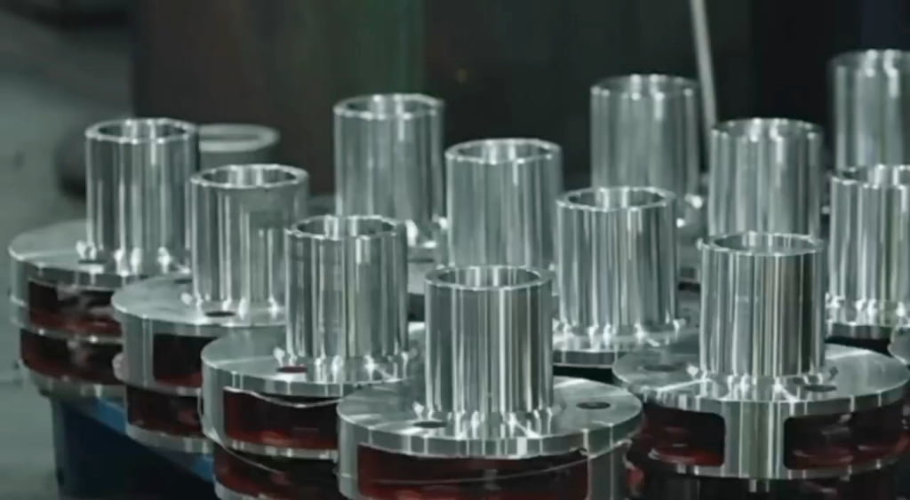 CNC machined metal components for NBFEIYU homepage video banner