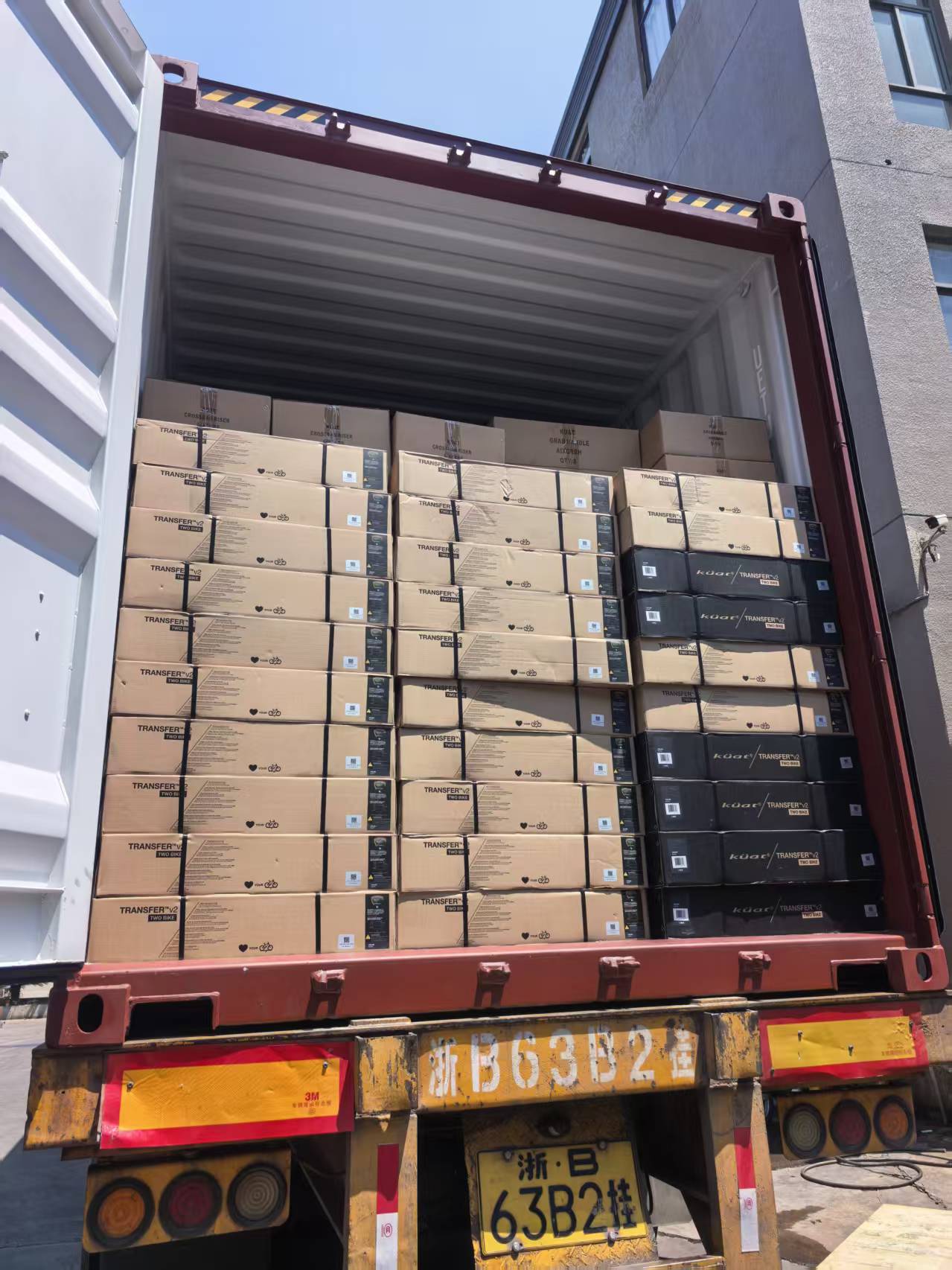 Owner-supplied packed cartons in a shipping container